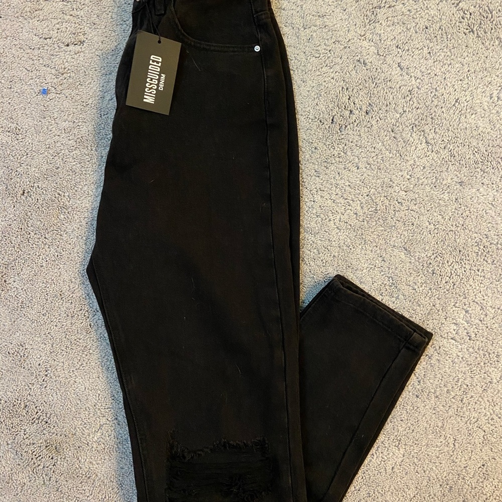 Women’s black mom jeans (tall)
